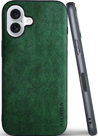 for iPhone Case Premium PU Leather Cover Retro Design Full Protective Phone Case for iPhone 17 16 Pro Max Plus 16e 5G
