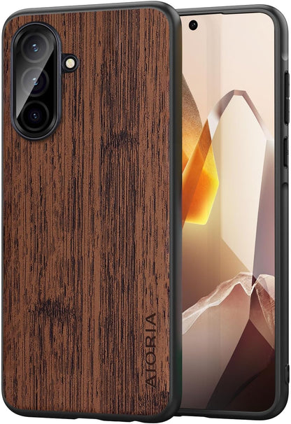 case for Samsung Galaxy A37 A57 Imitation Bamboo Pattern PU Leather Design Phone Case Protective Cover