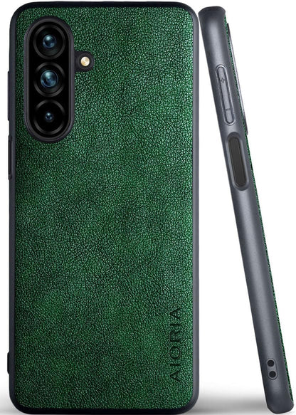 for Samsung Galaxy A Series Case A17 A56 A36 A26 A16 A55 A35 A25 A15 Premium Leather Cover Retro Design Full Protective Phone Case for Samsung Galaxy A26 5G (Red, A26)