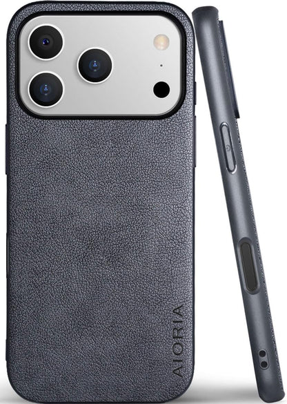 for iPhone Case Premium PU Leather Cover Retro Design Full Protective Phone Case for iPhone 17 16 Pro Max Plus 16e 5G