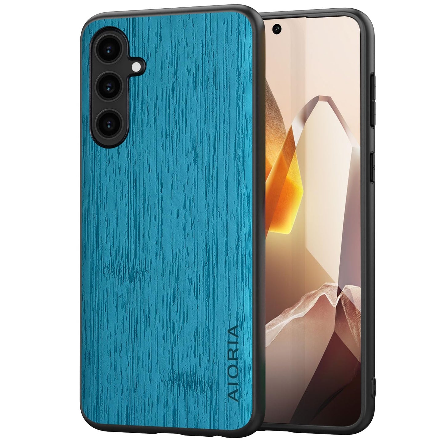 Case for Samsung Galaxy S24 FE 23 FE 21 FE Imitation Bamboo Pattern PU Leather Design Phone Case Protective Cover