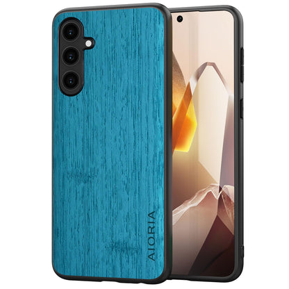 Case for Samsung Galaxy S24 FE 23 FE 21 FE Imitation Bamboo Pattern PU Leather Design Phone Case Protective Cover