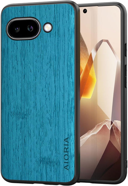 Case for Google Pixel 9 9A Imitation Bamboo Pattern PU Leather Design Phone Case Protective Cover