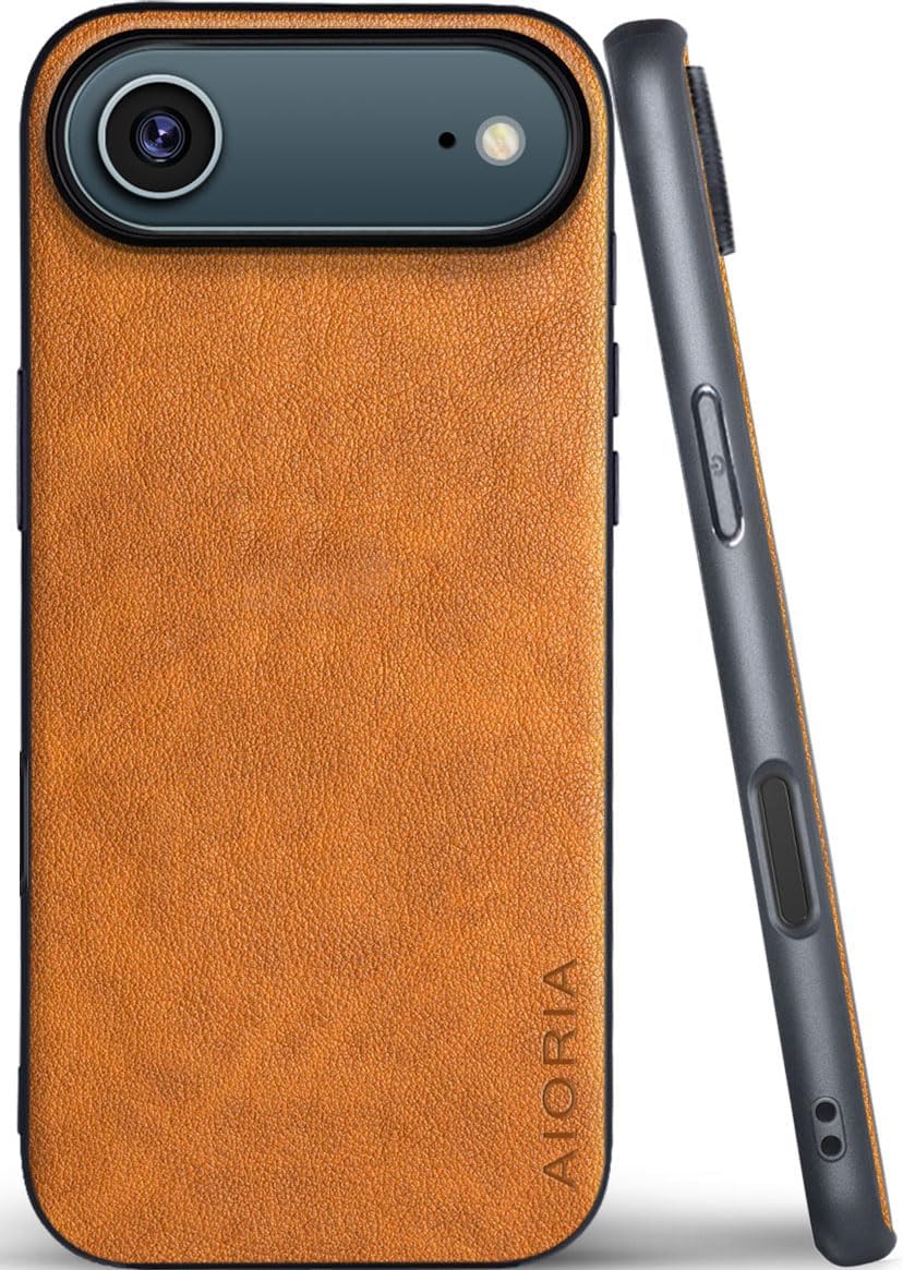 for iPhone Case Premium PU Leather Cover Retro Design Full Protective Phone Case for iPhone 17 16 Pro Max Plus 16e 5G