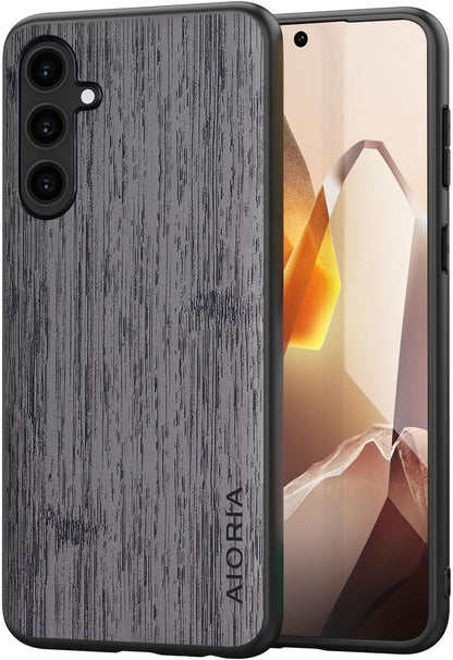 Case for Samsung Galaxy S24 FE 23 FE 21 FE Imitation Bamboo Pattern PU Leather Design Phone Case Protective Cover