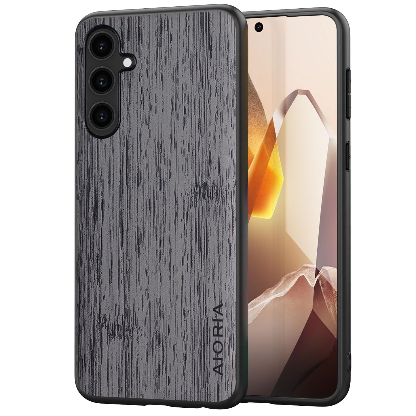 Case for Samsung Galaxy S24 FE 23 FE 21 FE Imitation Bamboo Pattern PU Leather Design Phone Case Protective Cover
