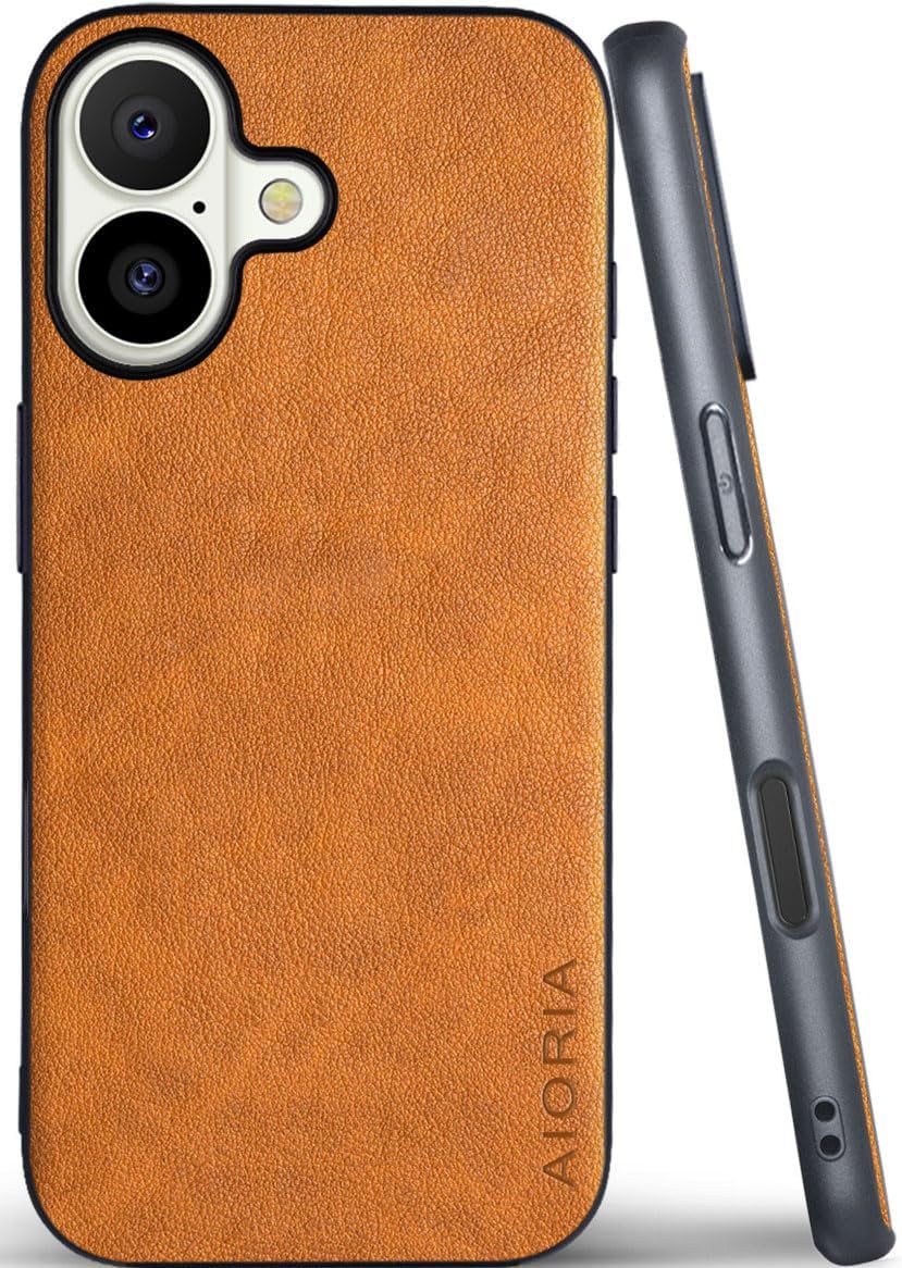 for iPhone Case Premium PU Leather Cover Retro Design Full Protective Phone Case for iPhone 17 16 Pro Max Plus 16e 5G