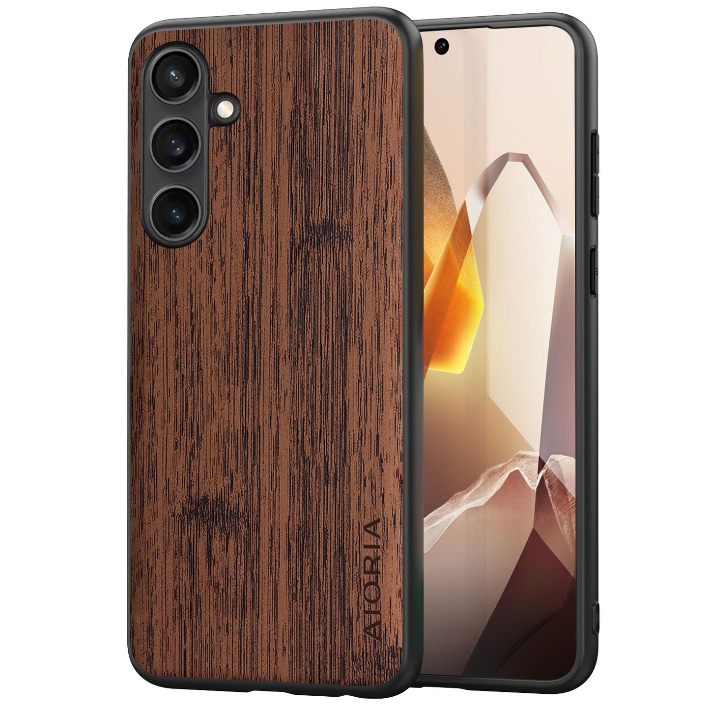 Case for Samsung Galaxy S24 FE 23 FE 21 FE Imitation Bamboo Pattern PU Leather Design Phone Case Protective Cover