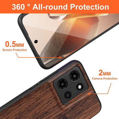 Case for Motorola Moto G Play Power Stylus 2025 Imitation Bamboo Pattern PU Leather Design Phone Case Protective Cover
