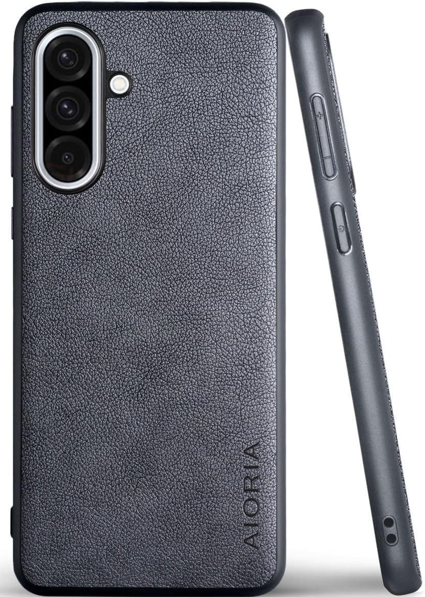 for Samsung Galaxy A Series Case A17 A56 A36 A26 A16 A55 A35 A25 A15 Premium Leather Cover Retro Design Full Protective Phone Case for Samsung Galaxy A26 5G (Red, A26)