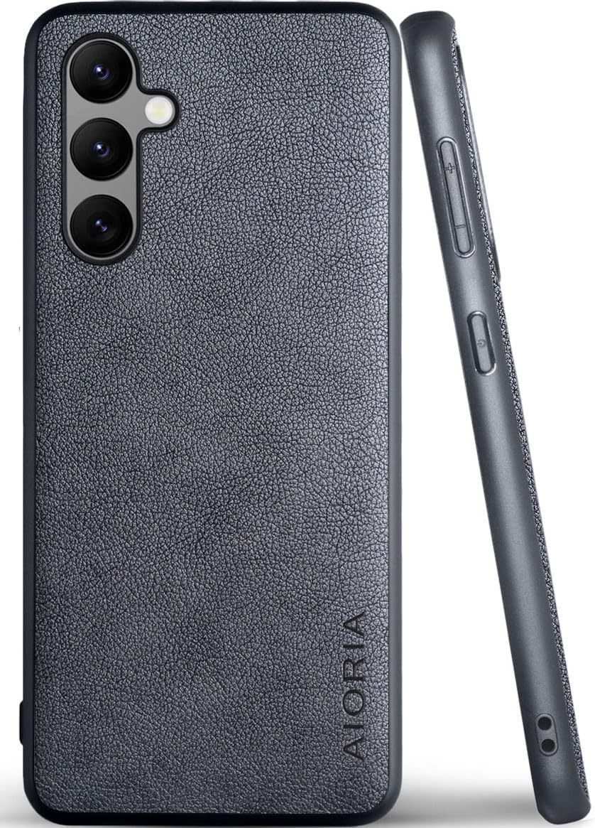 for Samsung Galaxy A Series Case A17 A56 A36 A26 A16 A55 A35 A25 A15 Premium Leather Cover Retro Design Full Protective Phone Case for Samsung Galaxy A26 5G (Red, A26)