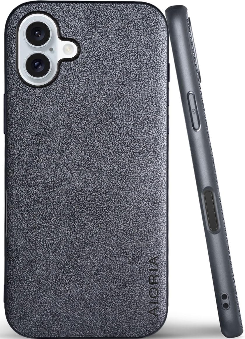 for iPhone Case Premium PU Leather Cover Retro Design Full Protective Phone Case for iPhone 17 16 Pro Max Plus 16e 5G