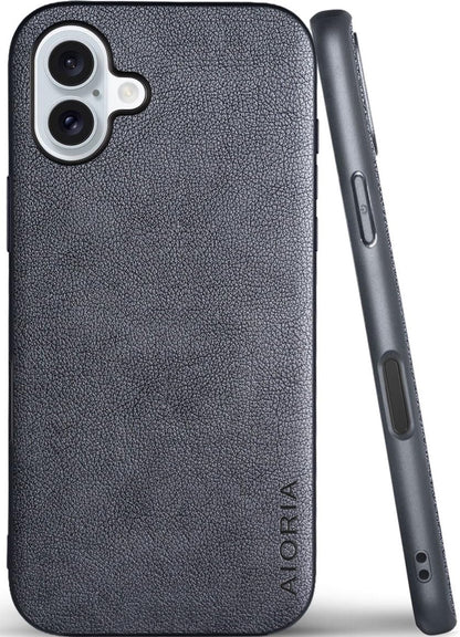 for iPhone Case Premium PU Leather Cover Retro Design Full Protective Phone Case for iPhone 17 16 Pro Max Plus 16e 5G
