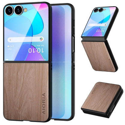 Case for Samsung Galaxy Z Flip 7 5G funda Bamboo Wood Pattern PU Leather Back Cover for Samsung Galaxy z flip7 zflip7 case (White, Galaxy Z Flip 7)