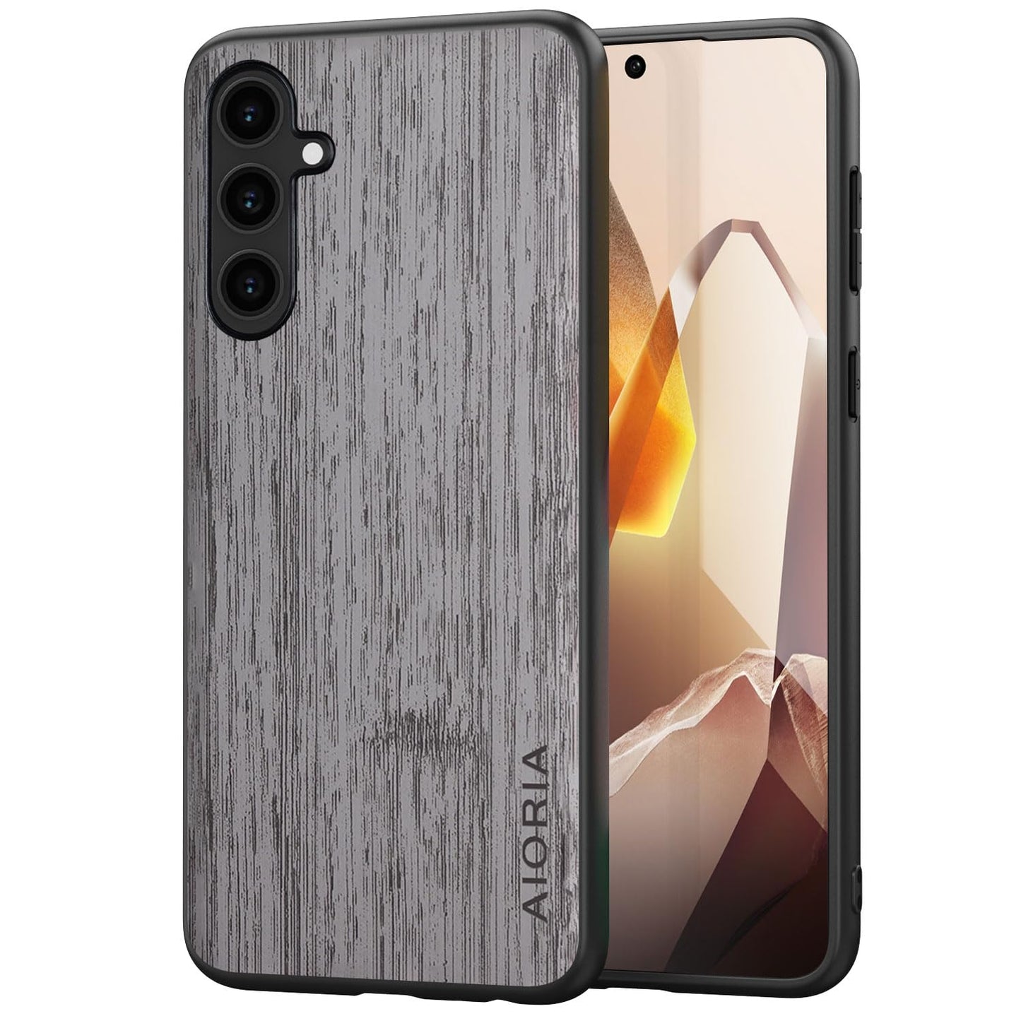 Case for Samsung Galaxy S24 FE 23 FE 21 FE Imitation Bamboo Pattern PU Leather Design Phone Case Protective Cover