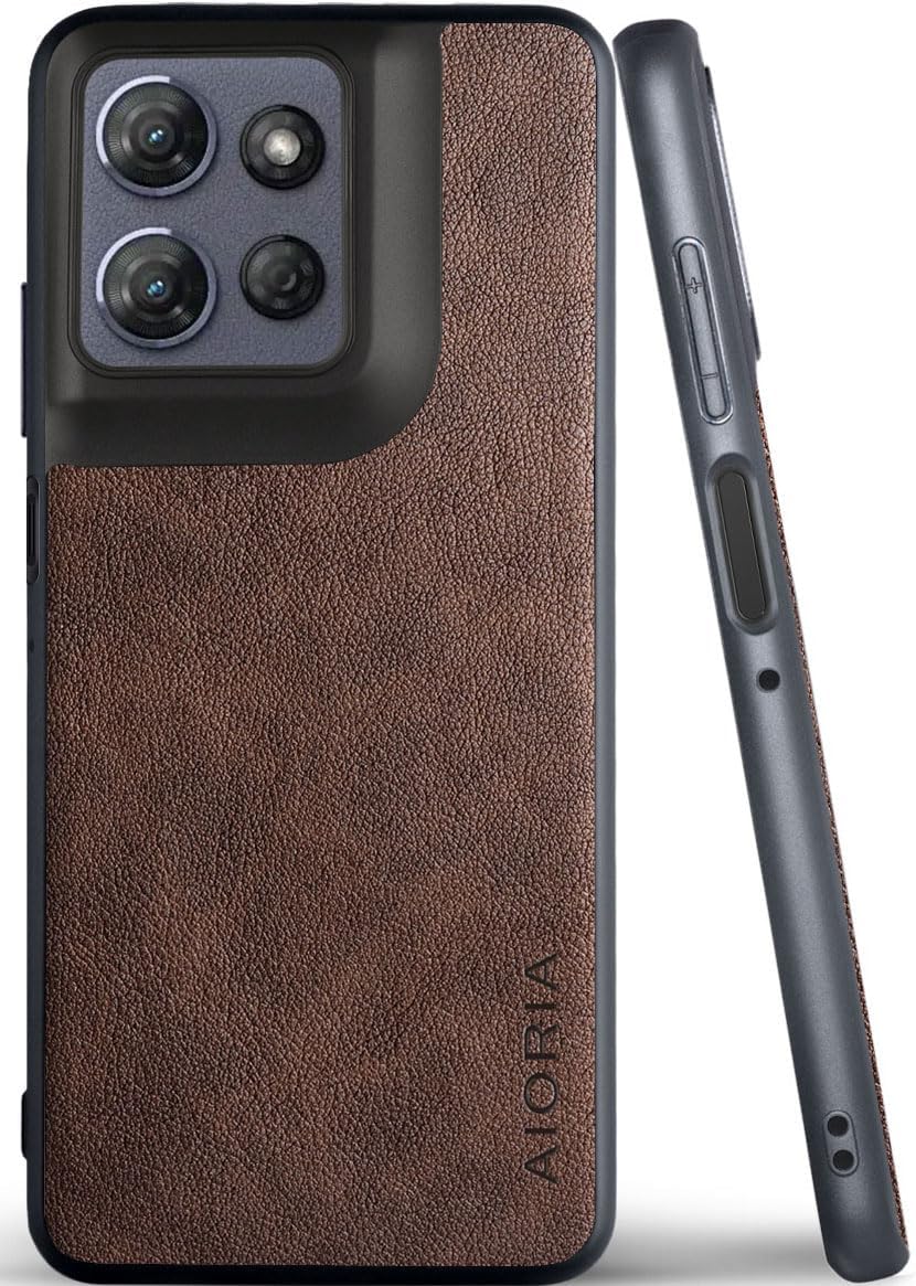 for Motorola Moto G Series Case Premium Leather Cover Retro Design Full Protective Phone Case for Motorola Moto G Stylus Power Play 2025 2026 2024 5G