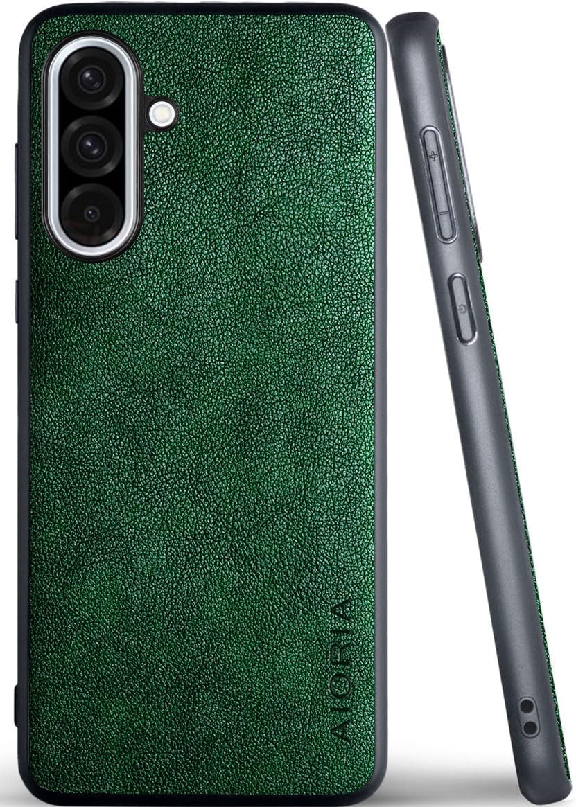 for Samsung Galaxy A Series Case A17 A56 A36 A26 A16 A55 A35 A25 A15 Premium Leather Cover Retro Design Full Protective Phone Case for Samsung Galaxy A26 5G (Red, A26)