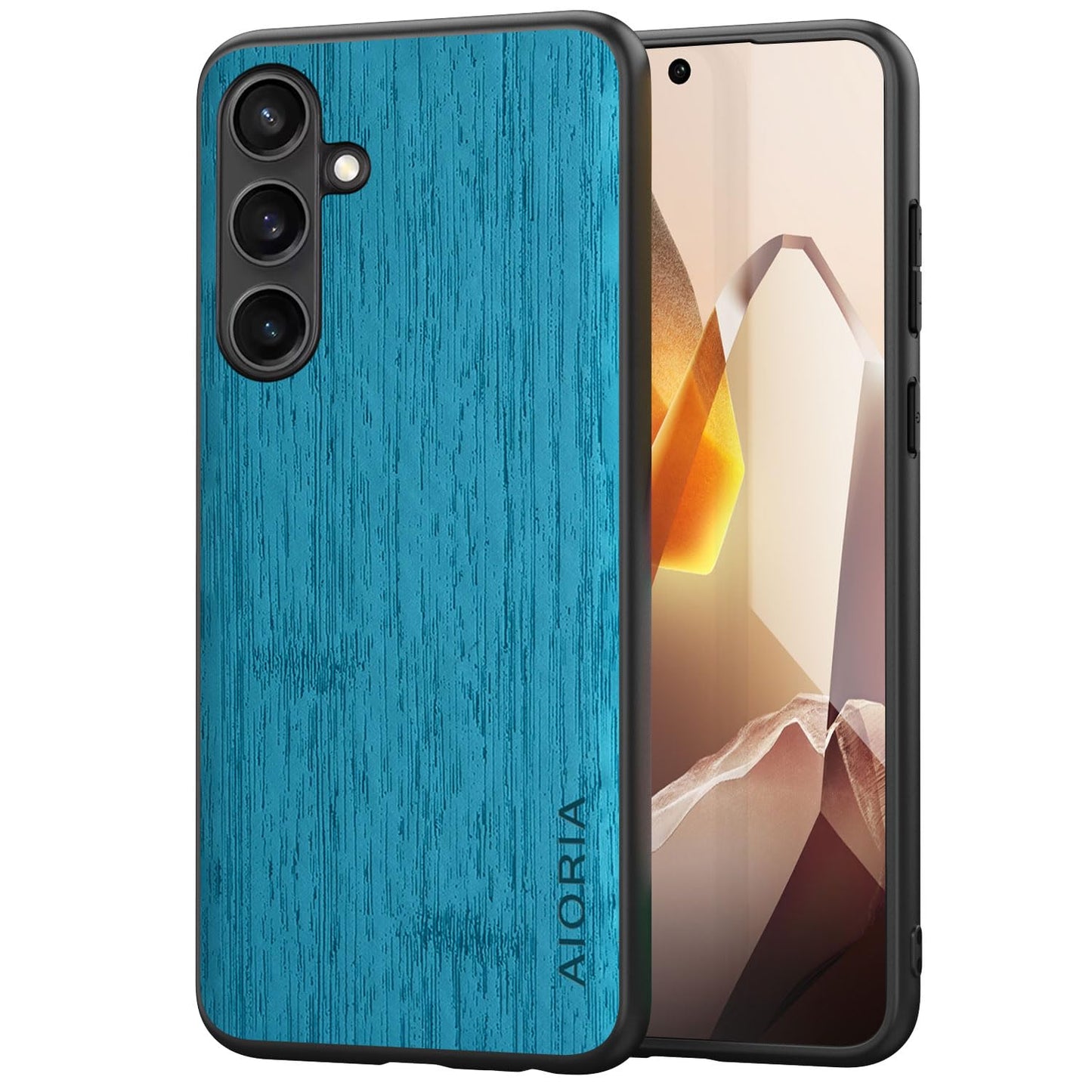 Case for Samsung Galaxy S24 FE 23 FE 21 FE Imitation Bamboo Pattern PU Leather Design Phone Case Protective Cover