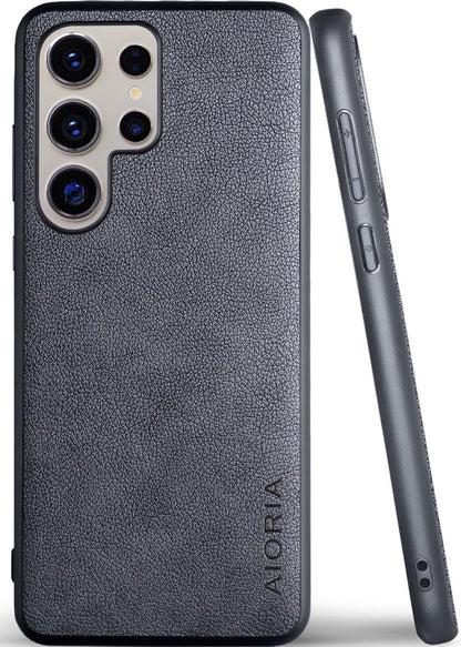 for Samsung Galaxy S Series Case Premium Leather Cover Retro Design Full Protective Phone Case for Samsung Galaxy S25 Ultra Edge FE Plus S24 FE5G