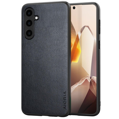 for Samsung Galaxy S25 Plus Case Simple Classic Design Durable Premium PU Leather Phone Case (Brown, for Samsung Galaxy S25 Plus)