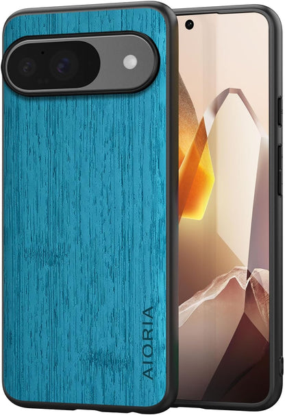 Case for Google Pixel 9 9A Imitation Bamboo Pattern PU Leather Design Phone Case Protective Cover