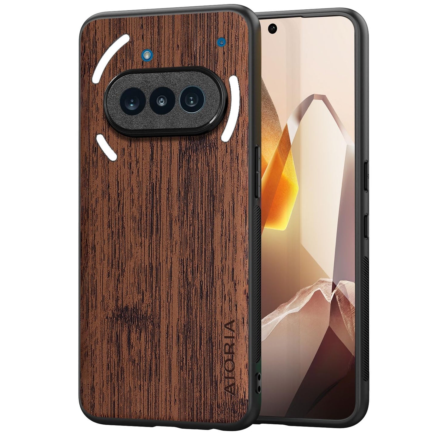 Case for Nothing Phone 3 3a Pro Imitation Bamboo Pattern PU Leather Design Fashion Phone Case Cover