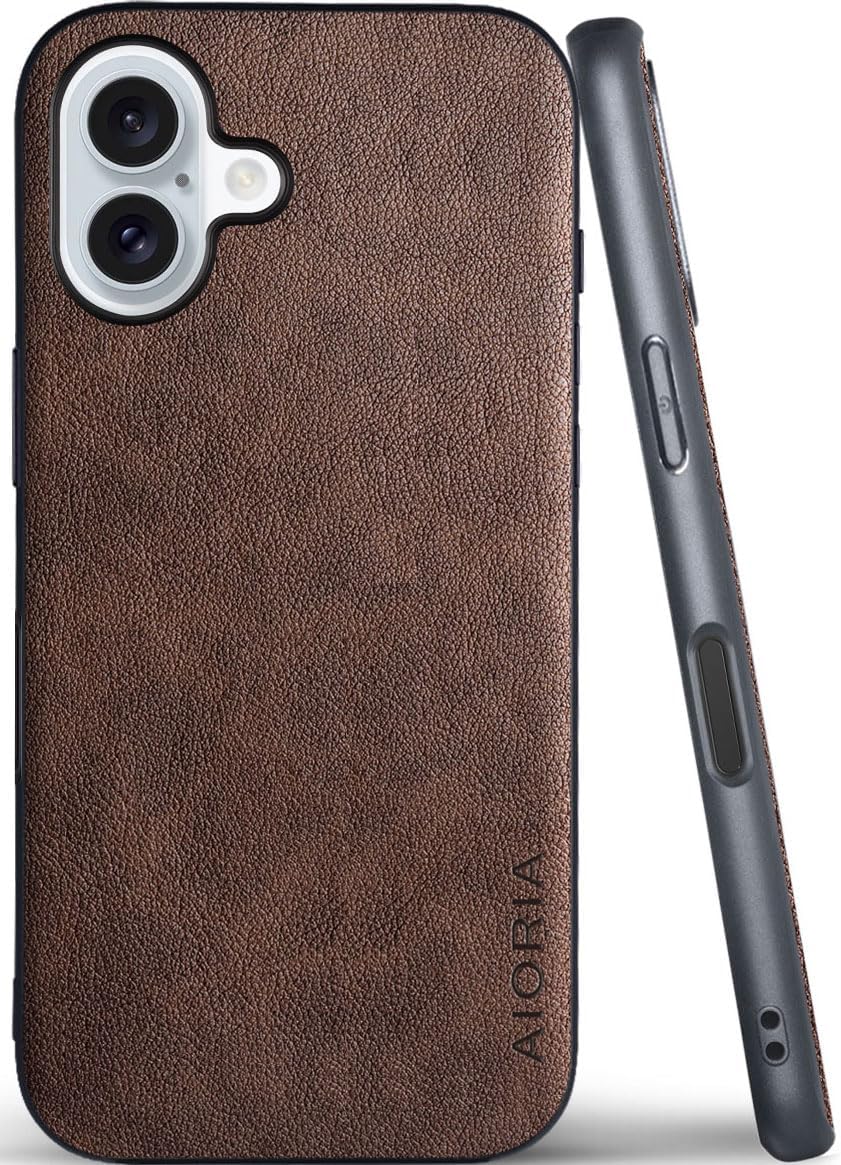 for iPhone Case Premium PU Leather Cover Retro Design Full Protective Phone Case for iPhone 17 16 Pro Max Plus 16e 5G