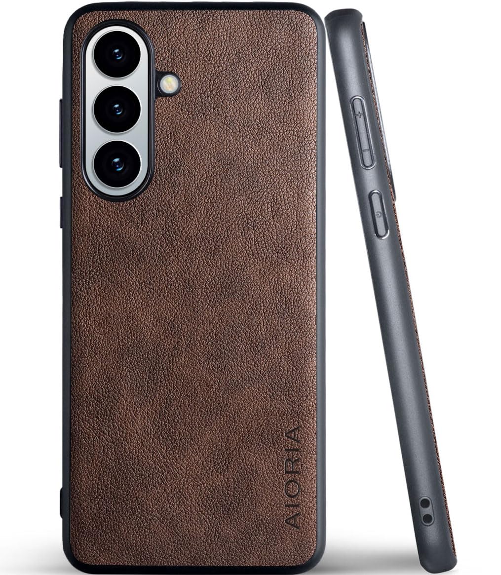 for Samsung Galaxy S26 Series Case Premium Leather Cover Retro Design Full Protective Phone Case