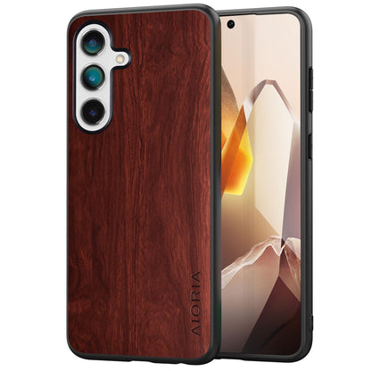 Case for Samsung Galaxy Z Fold 7 5G funda Bamboo Wood Pattern PU Leather Back Cover for Samsung Galaxy z fold7 zfold7 case (Blue, Galaxy Z Fold 7)