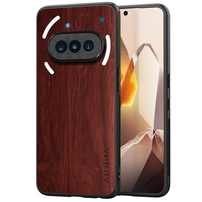 Case for Nothing Phone 3 5G funda Bamboo Wood Pattern PU Leather Back Cover for phone3 case (Yellow, Nothing Phone 3)
