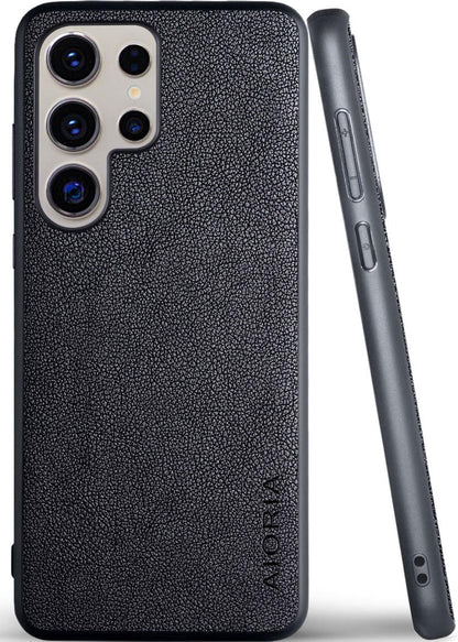 for Samsung Galaxy S Series Case Premium Leather Cover Retro Design Full Protective Phone Case for Samsung Galaxy S25 Ultra Edge FE Plus S24 FE5G