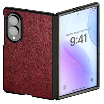 AIORIA for Samsung Galaxy Z Fold 8 Ultra Case Premium Leather Cover Retro Design Full Protective Case
