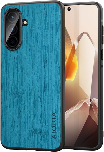 case for Samsung Galaxy A37 A57 Imitation Bamboo Pattern PU Leather Design Phone Case Protective Cover