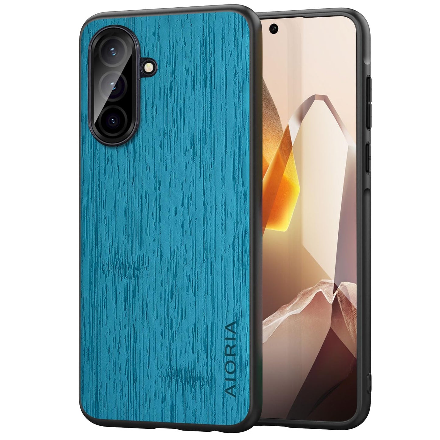 case for Samsung Galaxy A37 A57 Imitation Bamboo Pattern PU Leather Design Phone Case Protective Cover