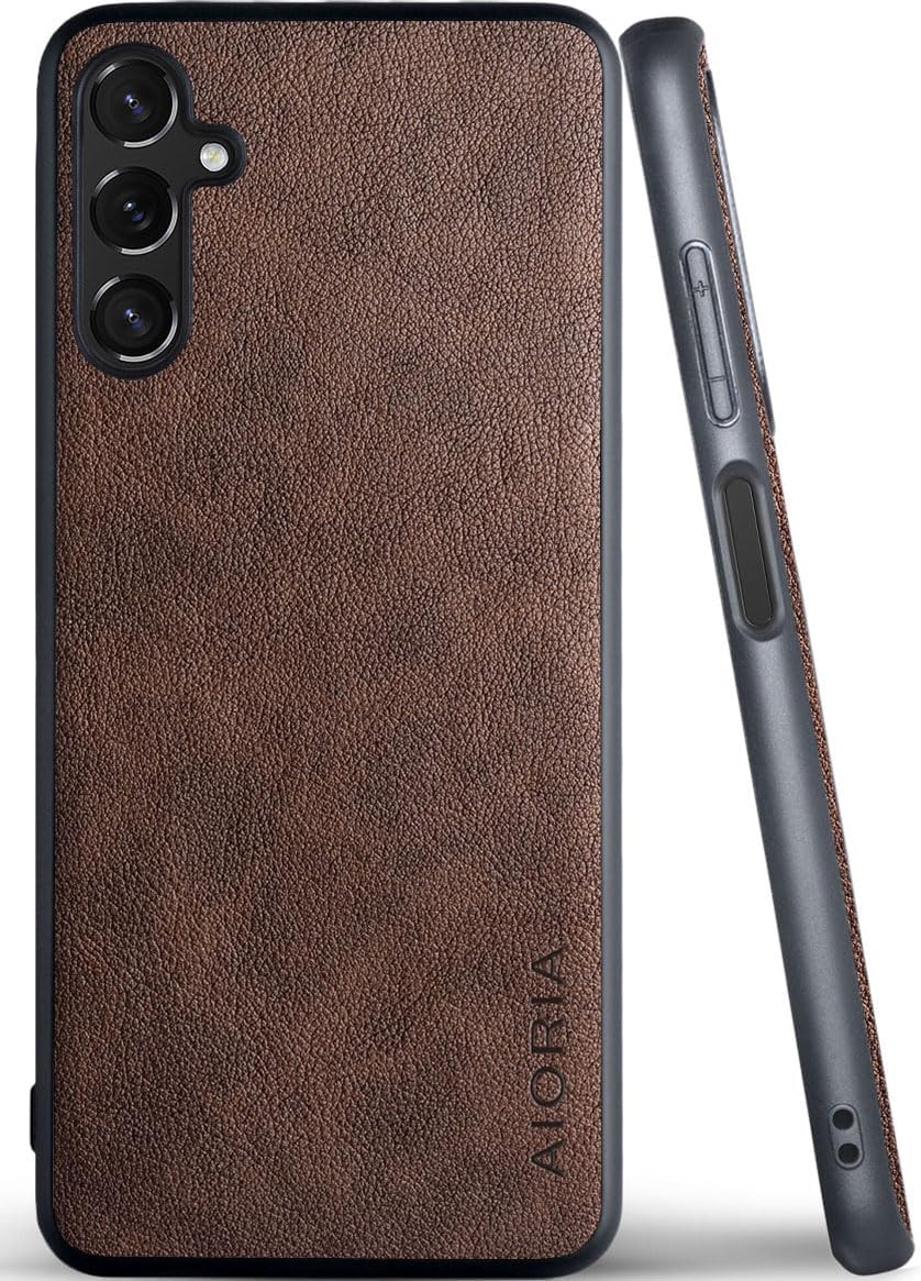 for Samsung Galaxy A Series Case A17 A56 A36 A26 A16 A55 A35 A25 A15 Premium Leather Cover Retro Design Full Protective Phone Case for Samsung Galaxy A26 5G (Red, A26)