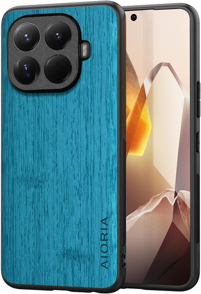 Case for Xiaomi 15T Pro Imitation Bamboo Pattern PU Leather Design Phone Case Protective Cover