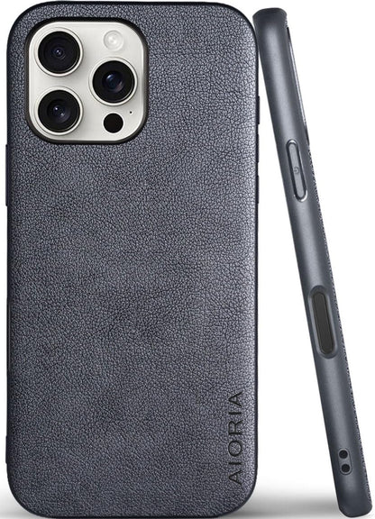 for iPhone Case Premium PU Leather Cover Retro Design Full Protective Phone Case for iPhone 17 16 Pro Max Plus 16e 5G