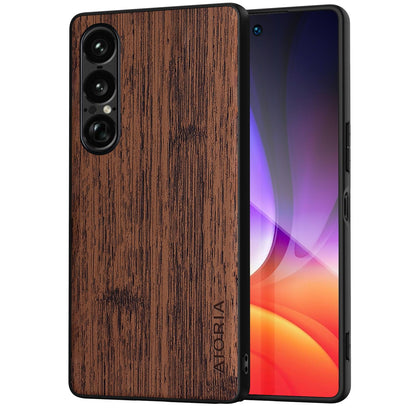Case for Sony Xperia 1 VII III Imitation Bamboo Pattern PU Leather Design Phone Case Protective Cover