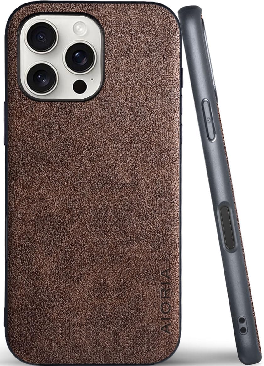 for iPhone Case Premium PU Leather Cover Retro Design Full Protective Phone Case for iPhone 17 16 Pro Max Plus 16e 5G