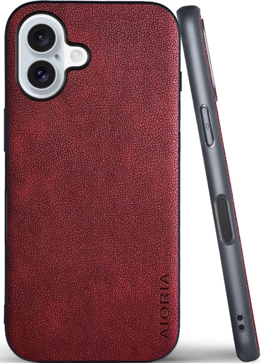 for iPhone Case Premium PU Leather Cover Retro Design Full Protective Phone Case for iPhone 17 16 Pro Max Plus 16e 5G