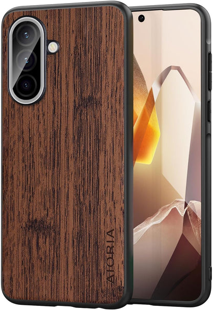 case for Samsung Galaxy A37 A57 Imitation Bamboo Pattern PU Leather Design Phone Case Protective Cover