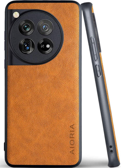 for Oneplus Case Premium PU Leather Cover Retro Design Full Protective Phone Case for Oneplus 15 15R 13 13R 12 12R 5G