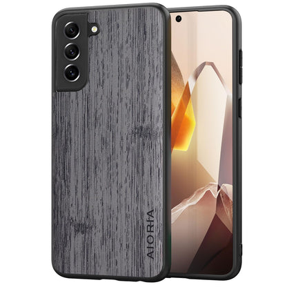 Case for Samsung Galaxy S24 FE 23 FE 21 FE Imitation Bamboo Pattern PU Leather Design Phone Case Protective Cover