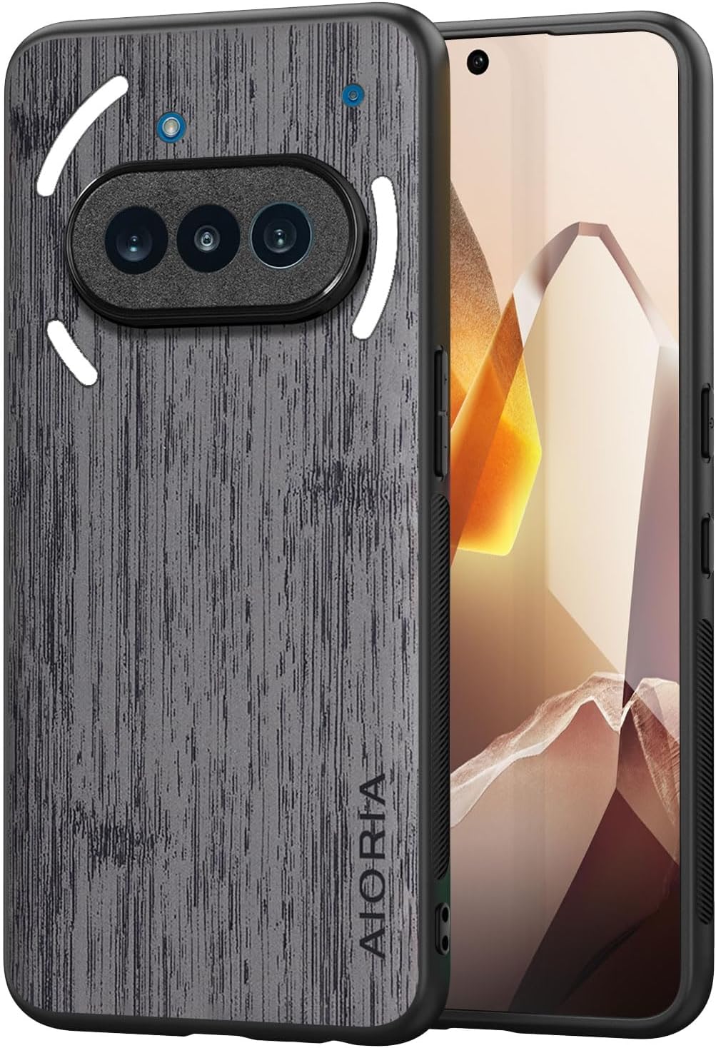 Case for Nothing Phone 3 3a Pro Imitation Bamboo Pattern PU Leather Design Fashion Phone Case Cover