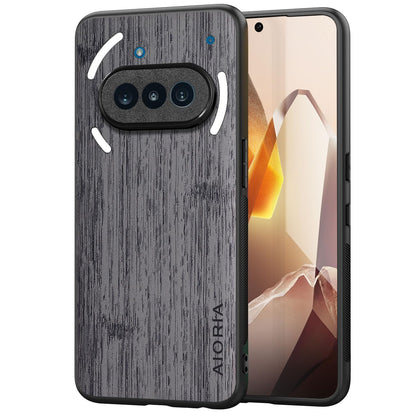 Case for Nothing Phone 3 3a Pro Imitation Bamboo Pattern PU Leather Design Fashion Phone Case Cover