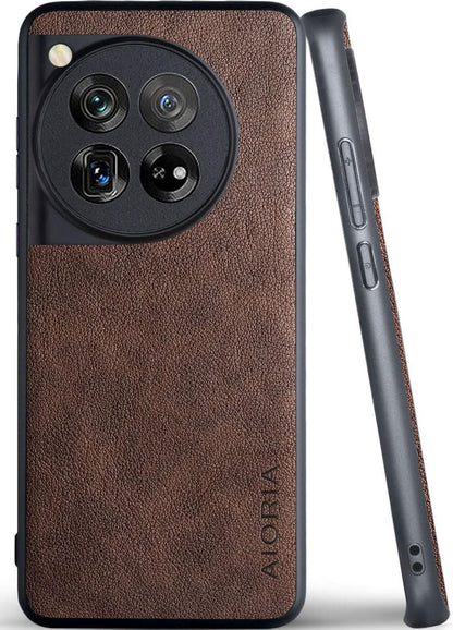 for Oneplus Case Premium PU Leather Cover Retro Design Full Protective Phone Case for Oneplus 15 15R 13 13R 12 12R 5G
