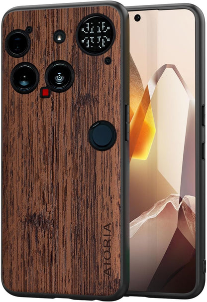 Case for Nothing Phone 3 3a Pro Imitation Bamboo Pattern PU Leather Design Fashion Phone Case Cover