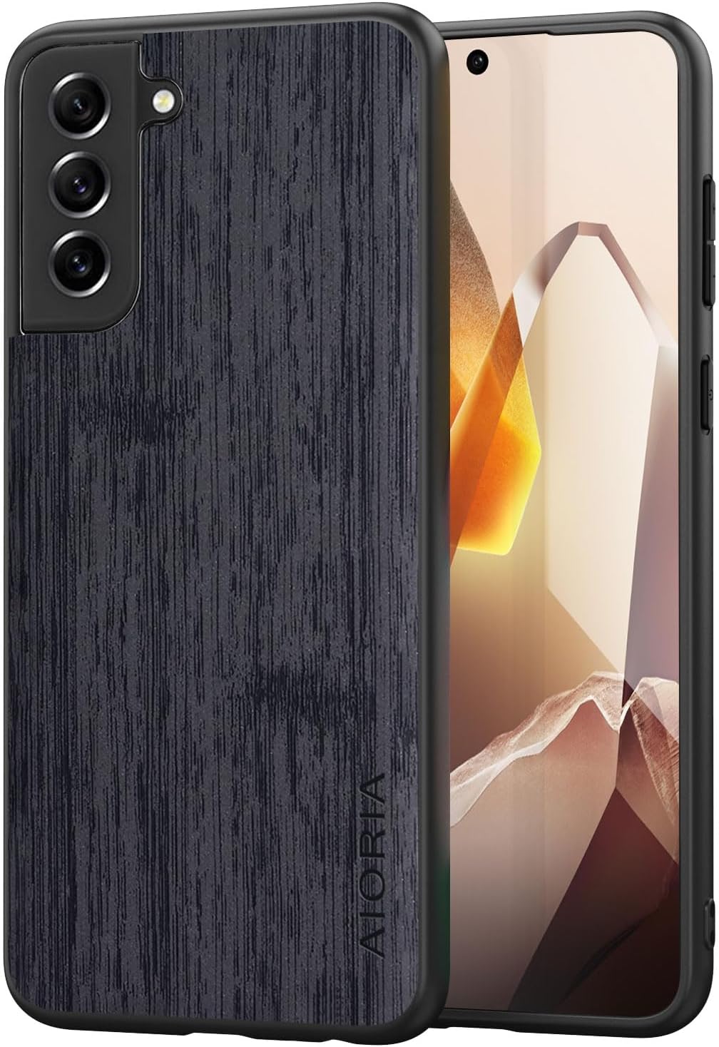 Case for Samsung Galaxy S24 FE 23 FE 21 FE Imitation Bamboo Pattern PU Leather Design Phone Case Protective Cover