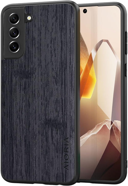 Case for Samsung Galaxy S24 FE 23 FE 21 FE Imitation Bamboo Pattern PU Leather Design Phone Case Protective Cover