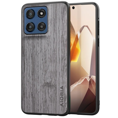 Case for Motorola Moto G Play Power Stylus 2025 Imitation Bamboo Pattern PU Leather Design Phone Case Protective Cover